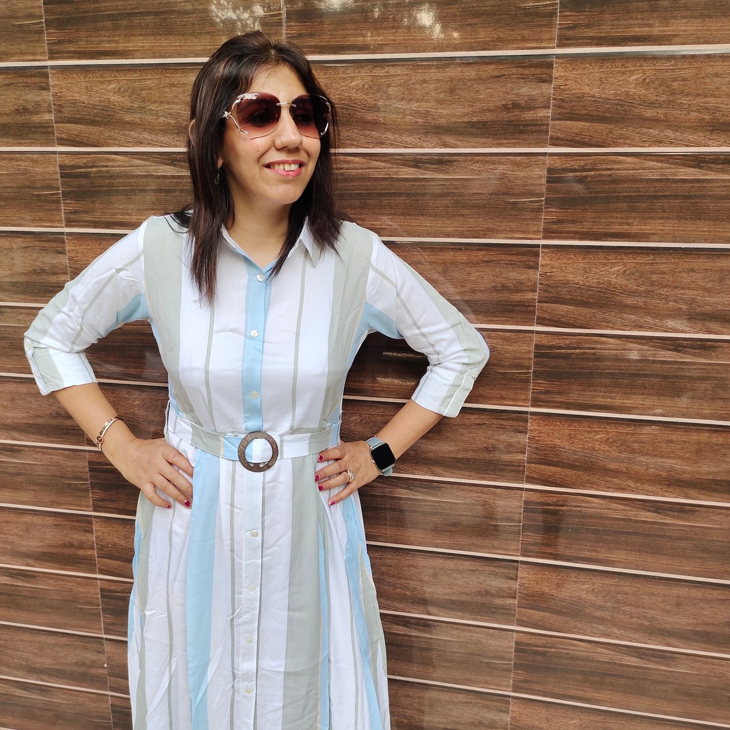 Daydream-White Center Cut Dress