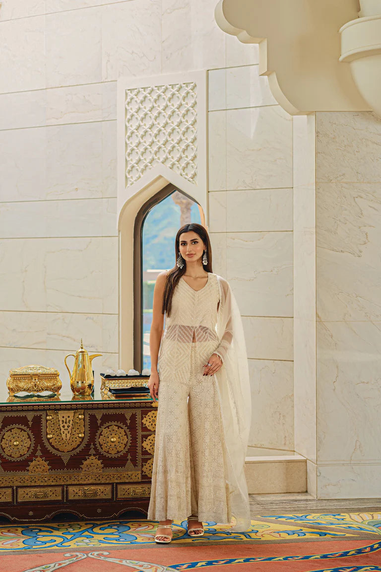 Pearl Perfection-Palazzo Set