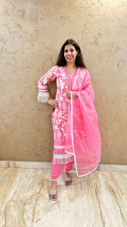 Blush Blossom-Suit Set