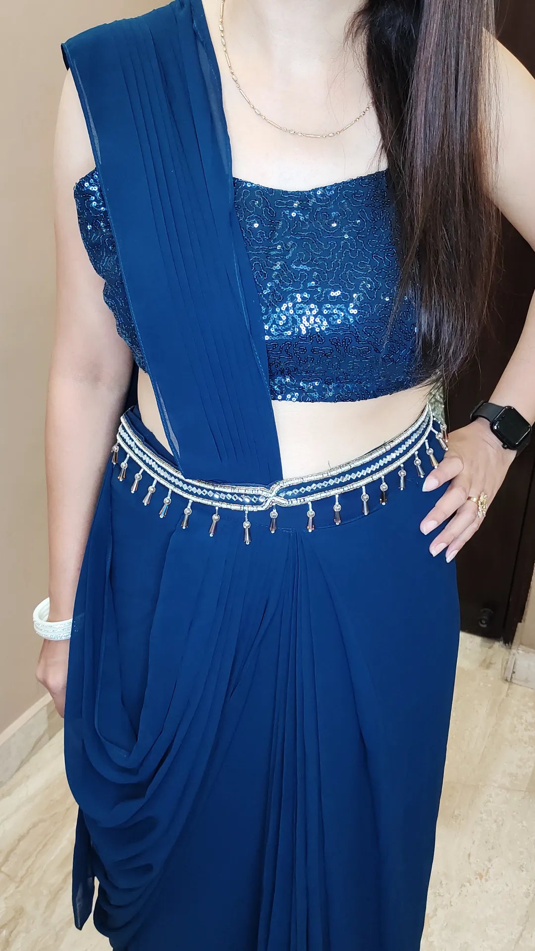 Together We Shine-Pre Draped Saree