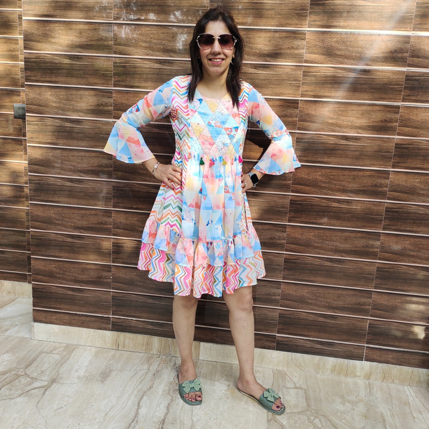 Graceful Peplum Top