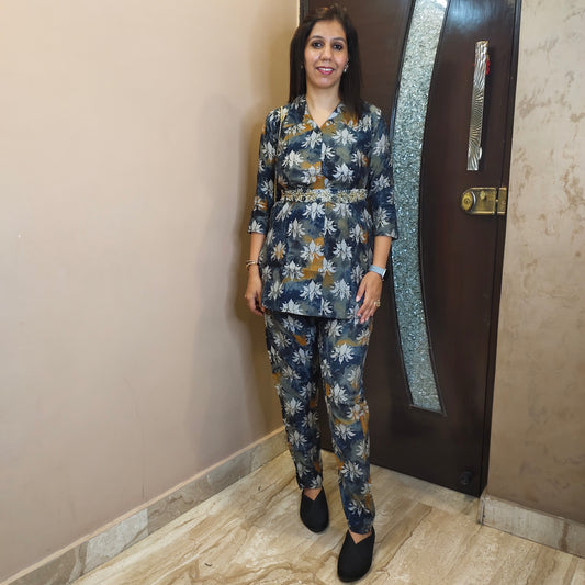 Cerulean Slate Combo Co-ord Set