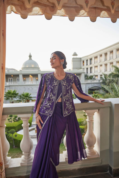 Charming Cheers-Pre Draped Saree