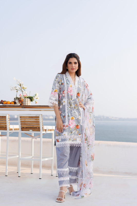 Slate Rose-Suit Set